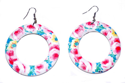 

Jewels Kafe Floral White Metal Chandbali Earring
