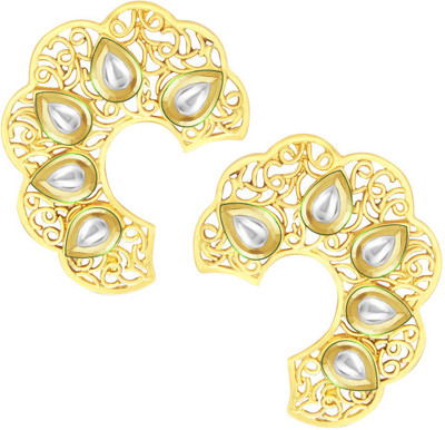 

Sukkhi Artistically Gold Plated Kundan Alloy Stud Earring