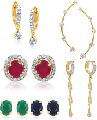

Jewels Galaxy Combo Collection Alloy Earring Set