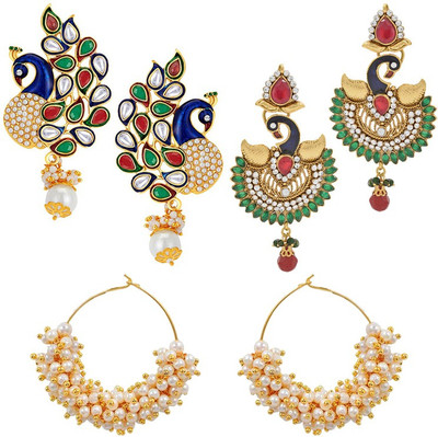 

Jewels Galaxy Fancy Alloy Earring Set