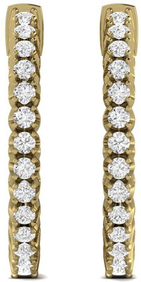 

Kataria Jewellers Designer Silver Hoop Earring