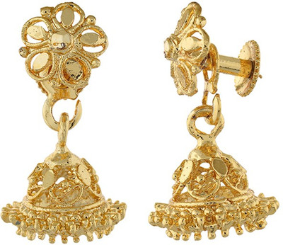 

Nisa Pearls Princess Delight Alloy Jhumki Earring