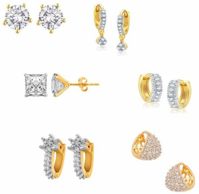 

Jewels Gehna Cubic Zirconia Alloy Earring Set