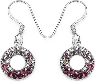 

Johareez Beautiful Crystal Sterling Silver Dangle Earring