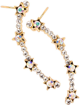 55% OFF on 20 Dresses Constellation Of Stars Metal Cuff Earring