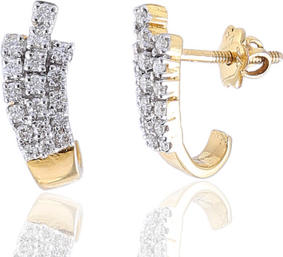 

Jisha Yellow Gold 14kt Diamond Stud Earring