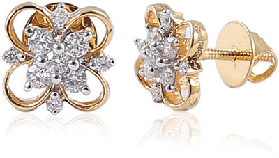 

Jisha Yellow Gold 14kt Diamond Stud Earring