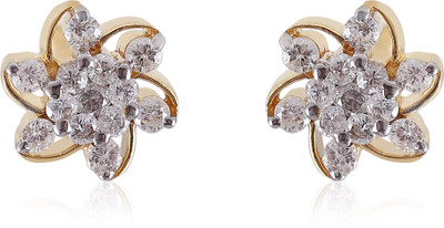 

Jisha Rhythm Of Love Yellow Gold 18kt Diamond Stud Earring