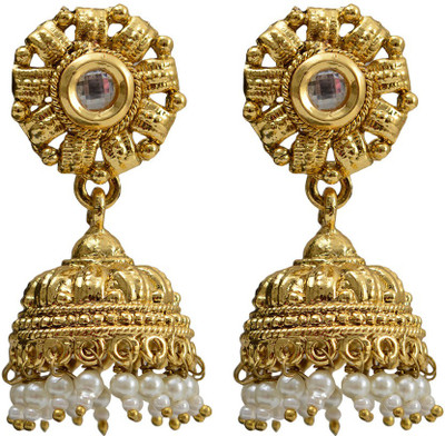 

Taj Pearl Traditional Alloy Jhumki Earring