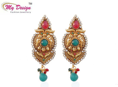 

My Design Copper Jhumkies Copper Drop Earring