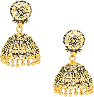 Shining Jewel 24K Antique Jhumki Brass Jhumki Earring