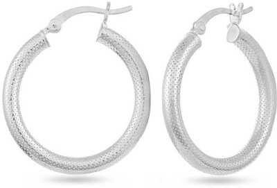 

LeCalla EveryDay Hoop Earring Sterling Silver Hoop Earring