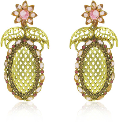 

Jeweltech Wedding Designer Princess Delight Crystal Alloy Drop Earring