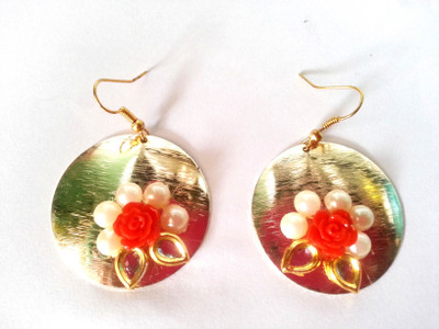 

Kshitij Jewels Floral Delight Alloy Dangle Earring