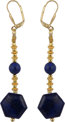 

Pearlz Ocean Lavish Lapis Lazuli Alloy Clip-on Earring