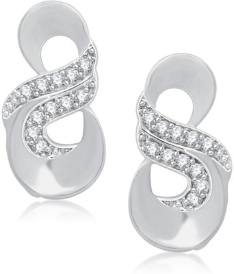 

Meenaz Royal Rhodium Cubic Zirconia Alloy Stud Earring