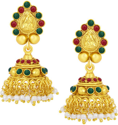 

Sukkhi Stunning Laxmiji Temple Jewellery Alloy Jhumki Earring