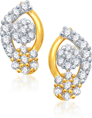 

VK Jewels Blossom Flowers Cubic Zirconia Alloy Stud Earring