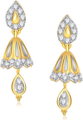 

VK Jewels Festival Special Cubic Zirconia Alloy Jhumki Earring