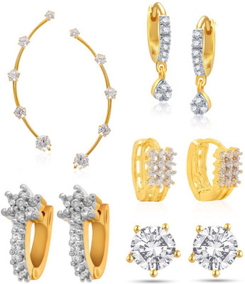 

Jewels Gehna Cubic Zirconia Alloy Earring Set