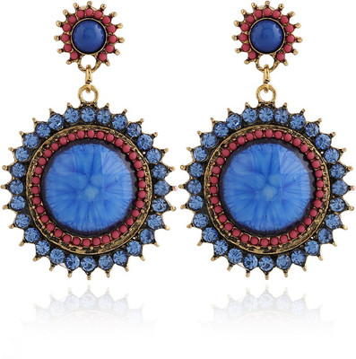 

Insia Zurie Bleu Alloy Drop Earring