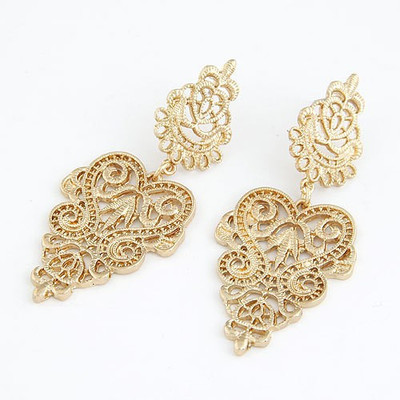 Cinderella Collection By Shining Diva Exquisite Golden Alloy Drops & Danglers
