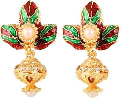 TOUCHSTONE Princess delight Alloy Jhumki Earring