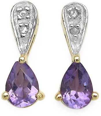 

Johareez Beautiful Amethyst Sterling Silver Stud Earring