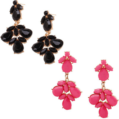 

Aaishwarya Fashionable Petal Alloy Earring Set