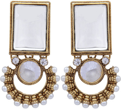 

Pink Rose Princess Charm Alloy Drop Earring