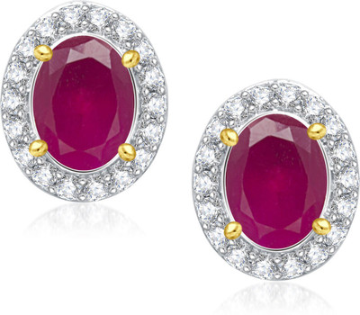 

Meenaz Oval Colouring Stone Gold & Rhodium Cubic Zirconia Alloy Stud Earring