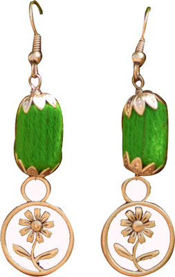 

Ba No Batwo Flower Metal Dangle Earring