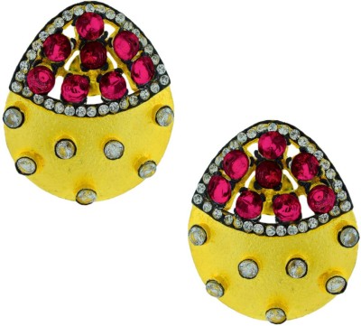 the jewelbox Indo-Western Brass Stud Earring