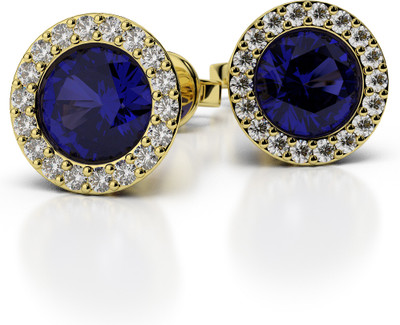 Kamal Jeweller Cubic Zirconia Sterling Silver Stud Earring