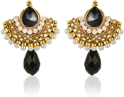 

Moedbuille Black Insignia [MBER00619] Cubic Zirconia Alloy Drop Earring