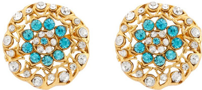 TOUCHSTONE Princess Alloy Stud Earring