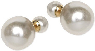 

Girlz! Retro Double Pearl Alloy Stud Earring