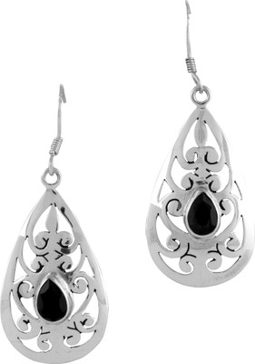 

Eekaba 925 SILVER Onyx Sterling Silver Drop Earring