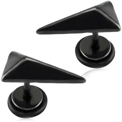 GadgetsDen Triangle Drop Metal Stud Earring