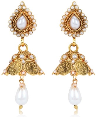 Jewels Galaxy Party Collection Pearl Alloy Jhumki Earring