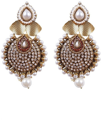 75% OFF on rajwada arts Gold Plated Traditional Brass Drops & Danglers 75% OFF on rajwada arts Gold Plated Traditional Brass Drops & Danglers