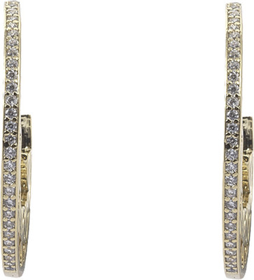 

Gildermen GMEA16ILRR17 Cubic Zirconia Alloy Hoop Earring
