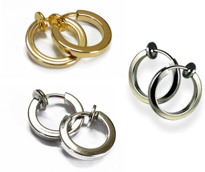 

Vaishnavi 3 Pair First Quality Combo Pack Of Non Pierced Alloy Earring Set