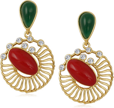 VK Jewels Style Diva for Women and Girls Cubic Zirconia Alloy Drops & Danglers