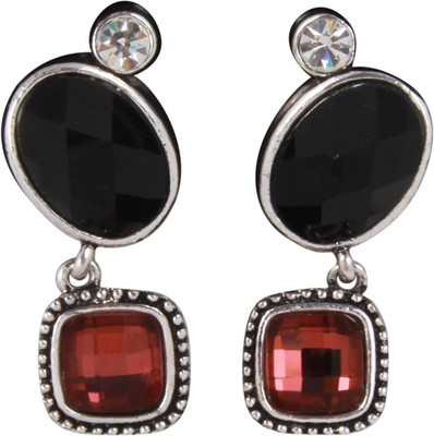 

Jazz Jewellery Traditional Fancy Black and Red For Alloy Stud Earring