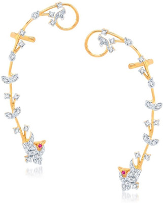 65% OFF on Sukkhi Cubic Zirconia Alloy Cuff Earring