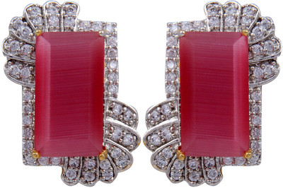 

Pink Rose Princess Charm Alloy Stud Earring