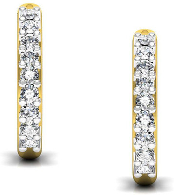 

Avsar Kareena Yellow Gold 18kt Swarovski Crystal Stud Earring