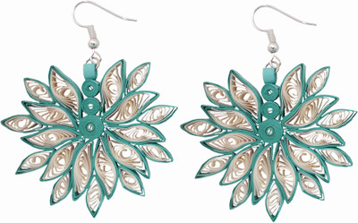 

Designer's Collection Light blue Beauty Paper Dangle Earring
