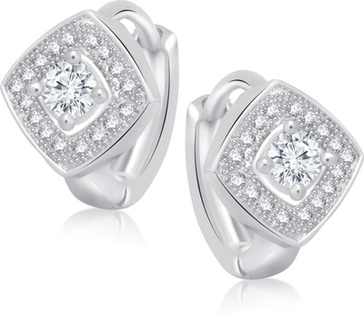 

Meenaz Pretty Cubic Zirconia, Crystal Alloy Hoop Earring